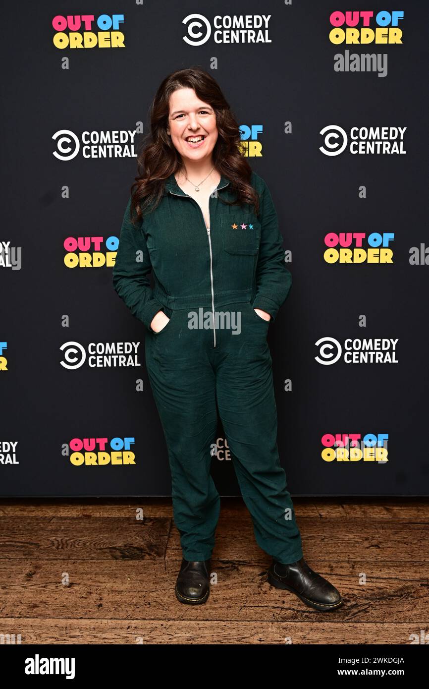 London, Großbritannien. Februar 2024. Rosie Jones nimmt an der Fotoserie „Out of Order“ im Soho Hotel in London Teil. Quelle: Siehe Li/Picture Capital/Alamy Live News Stockfoto