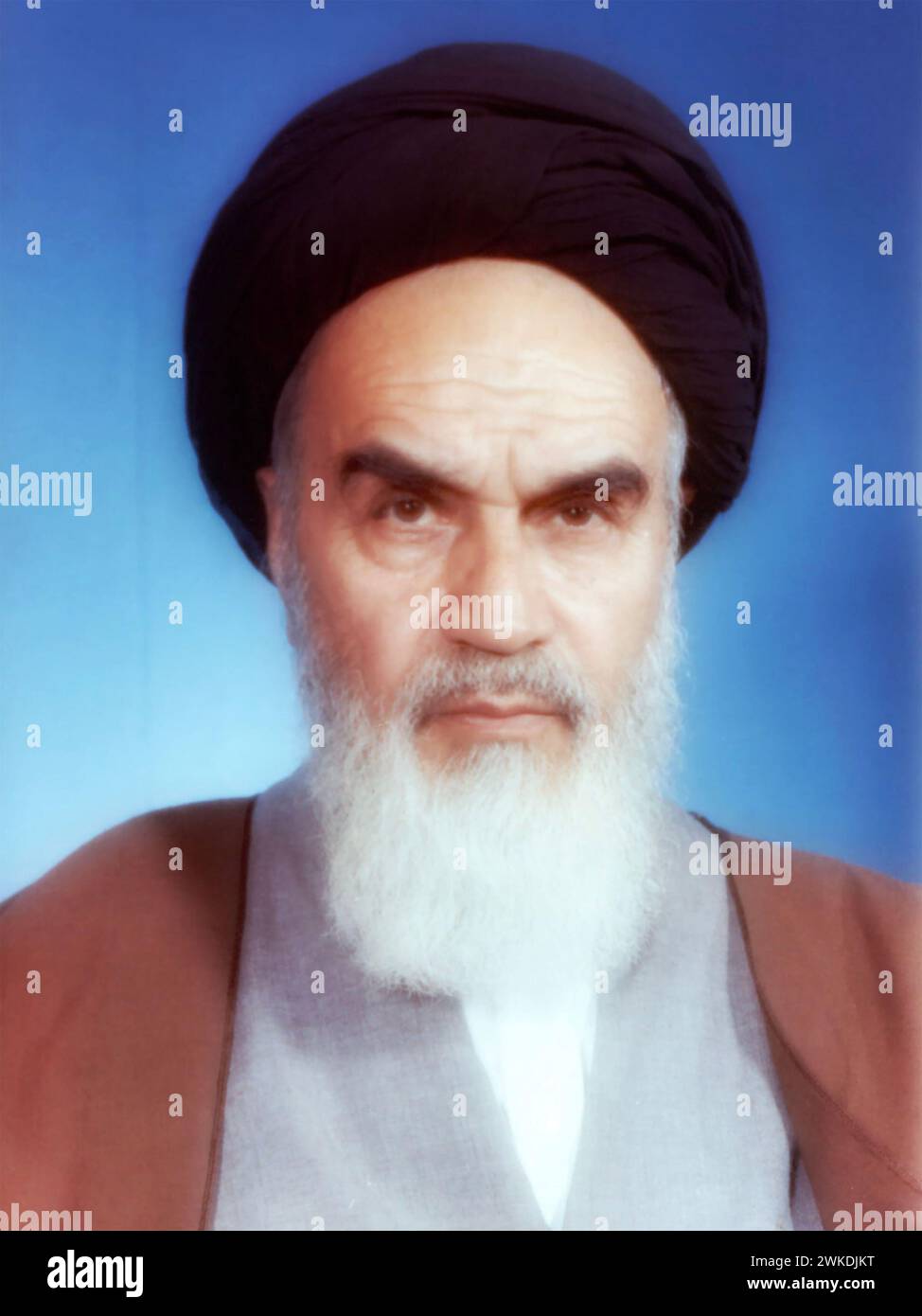 RUHOLLAH KHOMEINI (1900 0r1902-1989) iranischer Revolutionär-Kleriker im Jahr 1981 Stockfoto