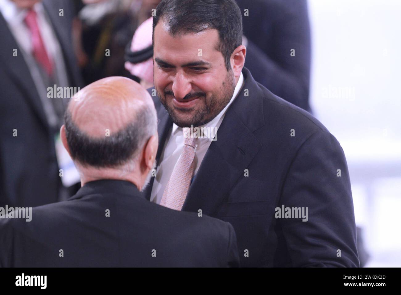 München, Bayern, Deutschland, 17.02.2024: Hotel Bayerischer Hof: Münchner Sicherheitskonferenz MSC - Tag 2: Abdullah bin Khalid bin Sultan Al Saud, Botschafter von Saudi-Arabien in Deutschland und gehöriger der saudischen Königsfamilie *** München, Bayern, Deutschland, 17 02 2024 Hotel Bayerischer Hof Münchner Sicherheitskonferenz MSC Tag 2 Abdullah bin Khalid bin Sultan Al Saud, Botschafter Saudi-Arabiens in Deutschland und Mitglied der saudischen Königsfamilie Copyright: xdtsxNachrichtenagenturx dts 31025 Stockfoto
