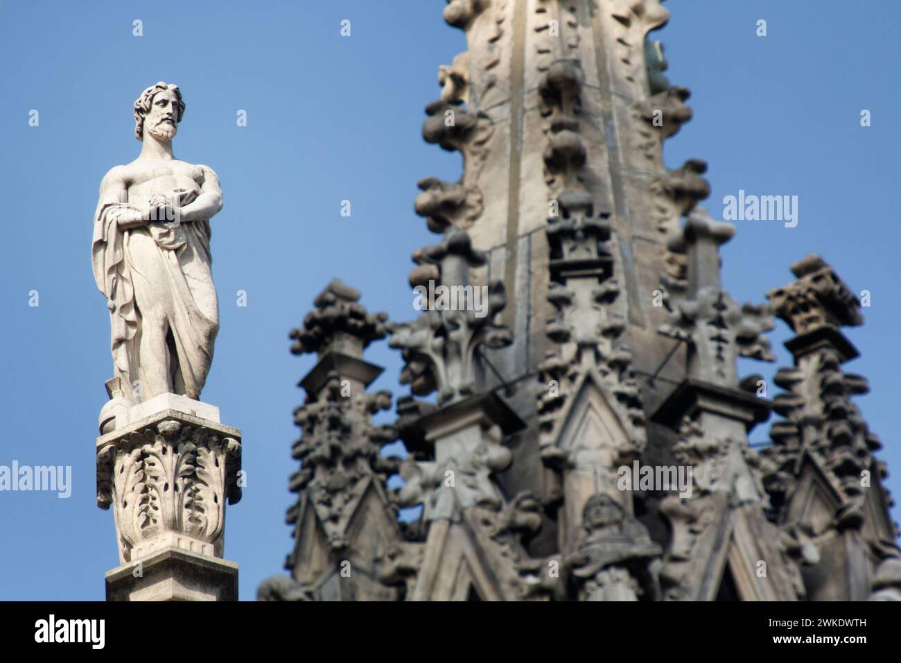 Longinus (ohne Speer) - Mailänder Kathedrale (Dom) - Mailand - Lombardei - Italien Stockfoto