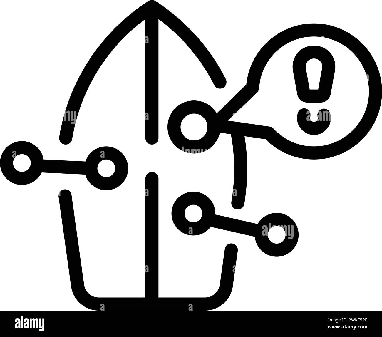 Kreuzfahrtschiff Wrack Symbol Umrissvektor. Hilfe-Support. Seeversicherung Stock Vektor