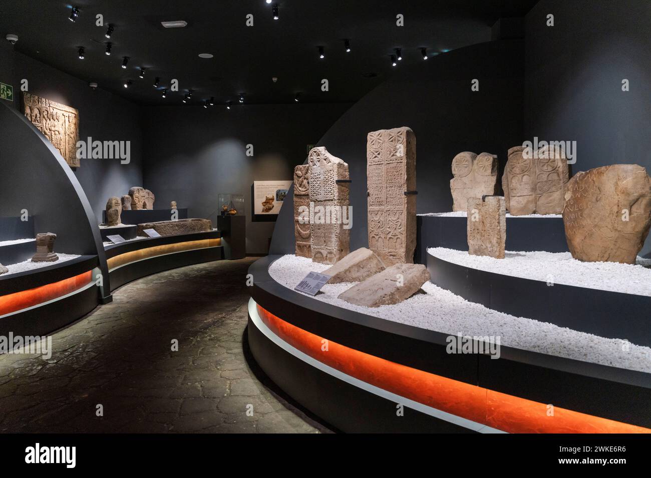 Museum für Urgeschichte und Archäologie (MUPAC), Santander, Kantabrien, Spanien. Stockfoto