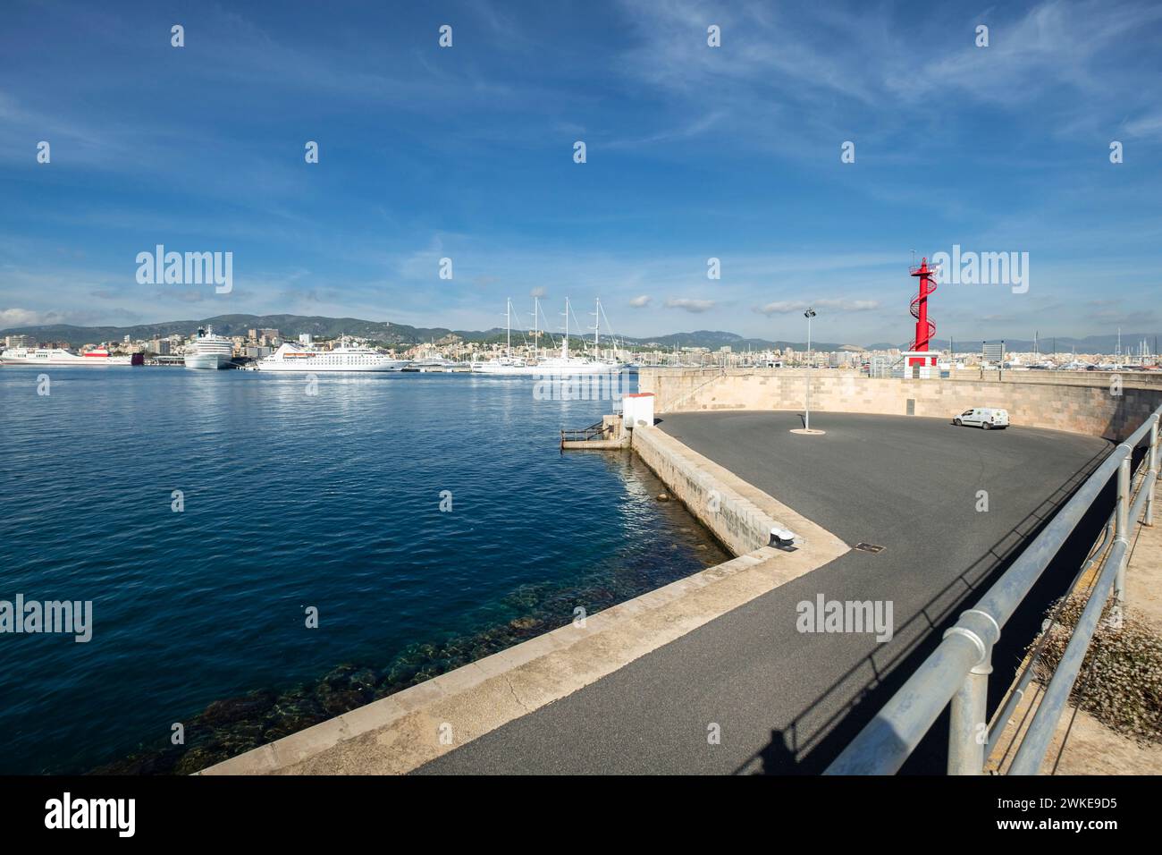 Puerto de Palma, Mallorca, Balearen, Spanien. Stockfoto