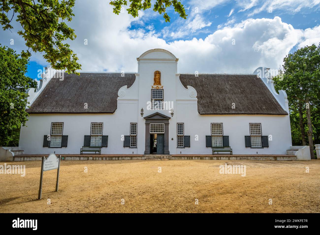 Kellergebäude Groot Constantia Winery Stockfoto