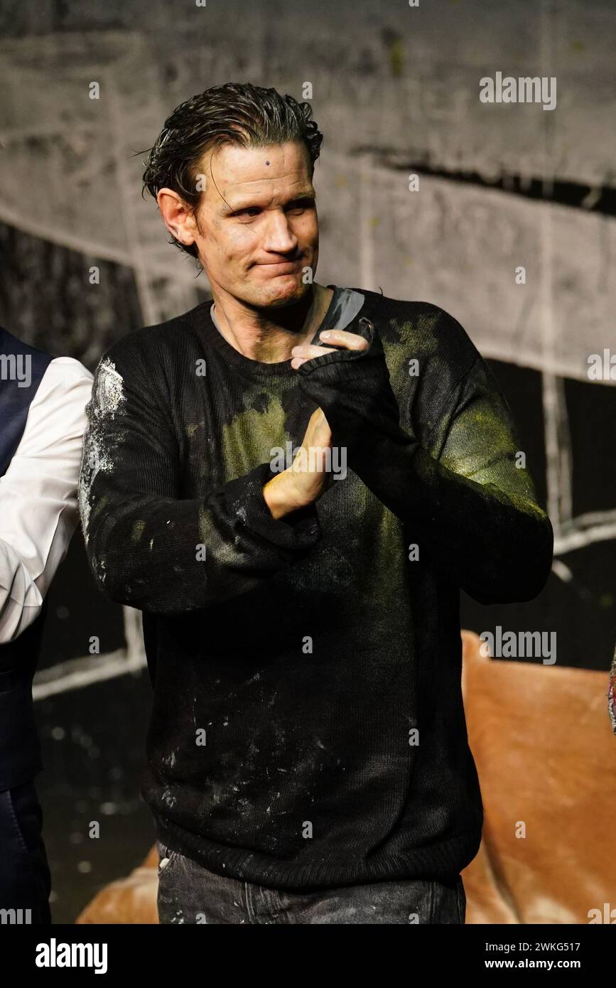 Matt Smith nach seiner Aufführung von an Enemy of the People im Duke of