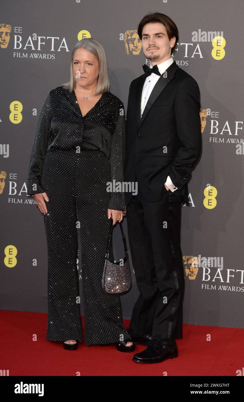 Foto muss gutgeschrieben werden ©Alpha Press 078237 18/02/2024 Gast bei den EE BAFTA Film Awards 2024 in London Stockfoto