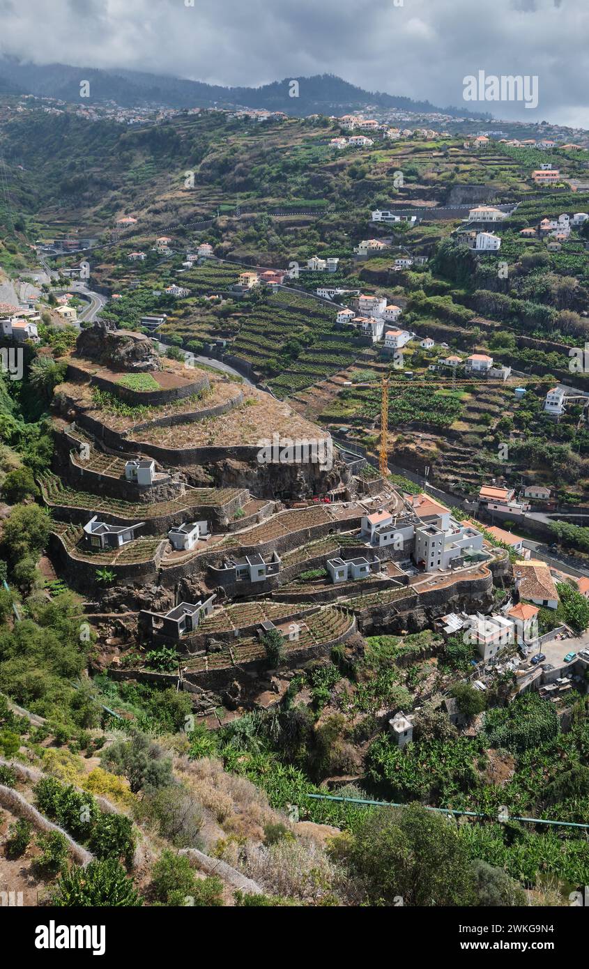 Calheta, Madeira Mudas Museum mit Blick auf die Umgebung Stockfoto