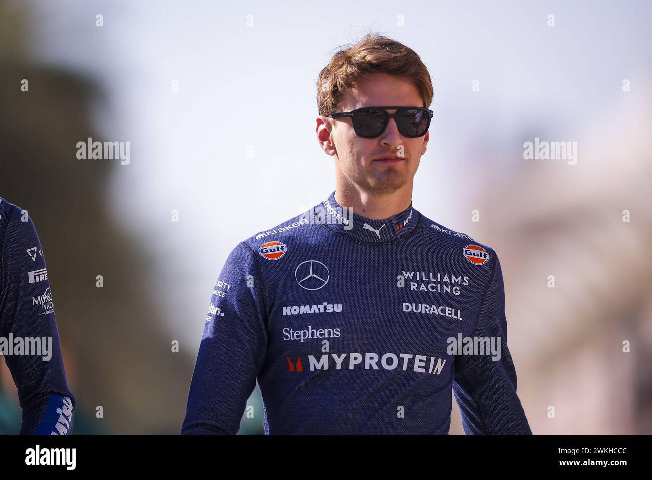 SARGEANT Logan (usa), Williams Racing FW46, Porträt während der Formel 1 Aramco Vorsaisontests 2024 der FIA Formel 1 Weltmeisterschaft 2024 vom 21. Bis 23. Februar 2024 auf dem Bahrain International Circuit in Sakhir, Bahrain Stockfoto