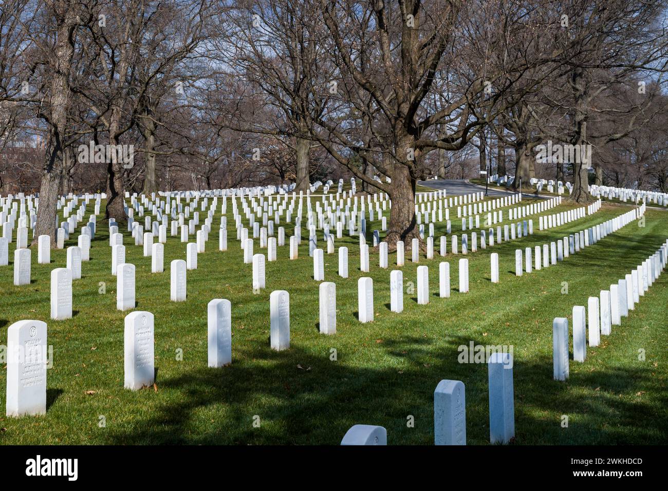 NATIONALFRIEDHOF ARLINGTON, VIRGINIA, USA Stockfoto