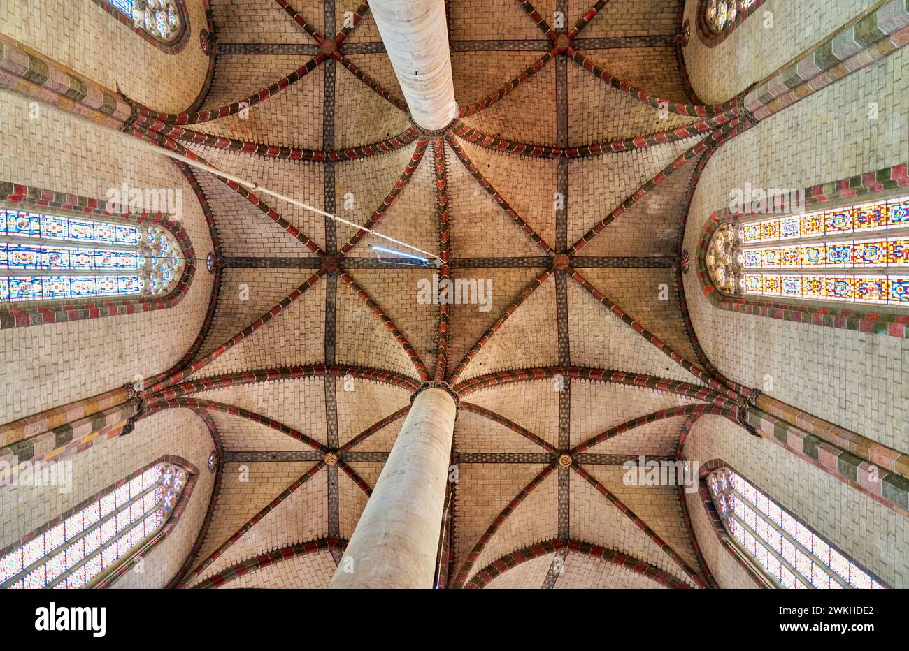 Couvent des Jacobins, Toulouse, Haute-Garonne, Occitanie, Frankreich, Europa. Stockfoto