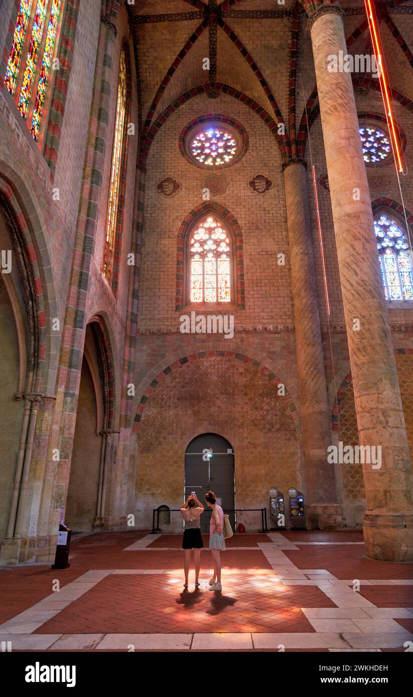 Couvent des Jacobins, Toulouse, Haute-Garonne, Occitanie, Frankreich, Europa. Stockfoto