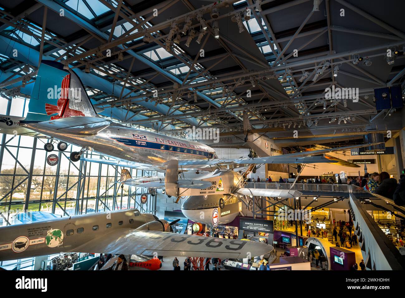 NATIONAL AIR AND SPACE MUSEUM WASHINGTON DC USA Stockfoto