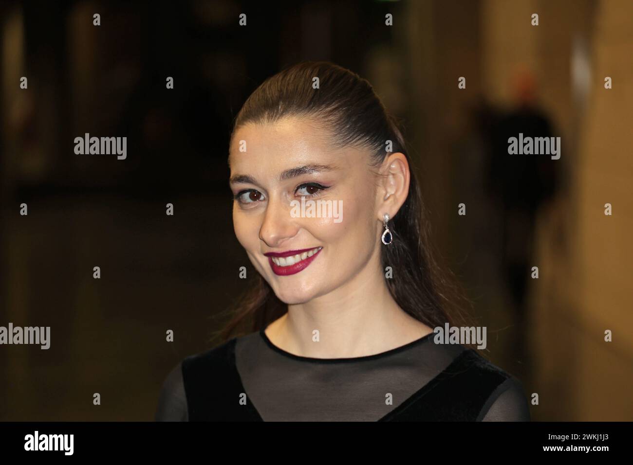 Tako Tabatadze beim Presse-Fototermin des ARD, das erste Spielfilms am Abgrund, ARD Thementag - Kampf um Rohstoffe im Rahmen des Parlamentarischen Abends im Bundestag unter der Regie von Daniel Harrich im Bundestag, Jakob-Kaiser-Haus, Dorotheenstrasse, Berlin-Mitte, Deutschland, Europa, 20.02.2024. *** Tako Tabatadze beim Pressefoto-Aufruf der ARD, das erste Spielfilm am Abgrund, ARD-Thementag Kampf um Rohstoffe im Rahmen des Parlamentarischen Abends im Bundestag unter der Leitung von Daniel Harrich im Bundestag, Jakob Kaiser Haus, Dorotheenstraße, Berlin Mitte, Deutschland, Europa, 20 02 2024 Stockfoto