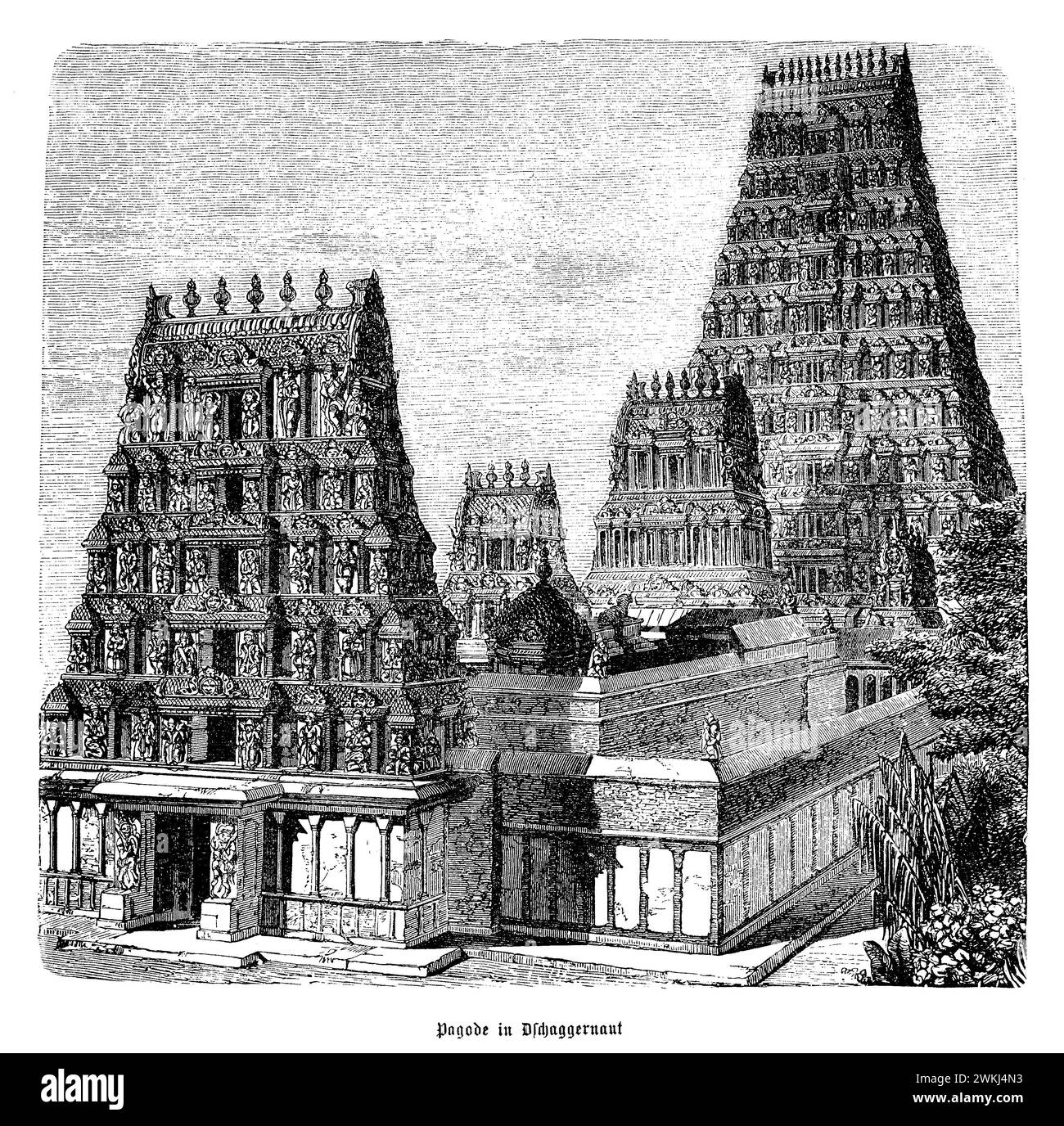 Der Halasuru Someshwara Tempel, eingebettet in die geschäftige Stadt Bangalore, ist ein prächtiges Beispiel für die alte dravidische Architektur. Dieser ehrwürdige Tempel, der Lord Shiva gewidmet ist, mit seiner Geschichte, die in der Chola-Zeit verwurzelt ist, zeigt komplizierte Schnitzereien, prächtige Säulen und einen großen Rajagopuram (Hauptturm). Der Tempelkomplex ist mit verschiedenen Skulpturen und Wandmalereien geschmückt, die Szenen aus der hinduistischen Mythologie darstellen und die künstlerischen Fähigkeiten der Handwerker hervorheben. Im Laufe der Jahrhunderte diente es als spirituelles Zentrum für Gläubige und bot einen friedlichen Rückzugsort inmitten der urbanen Landschaft. Die Stockfoto