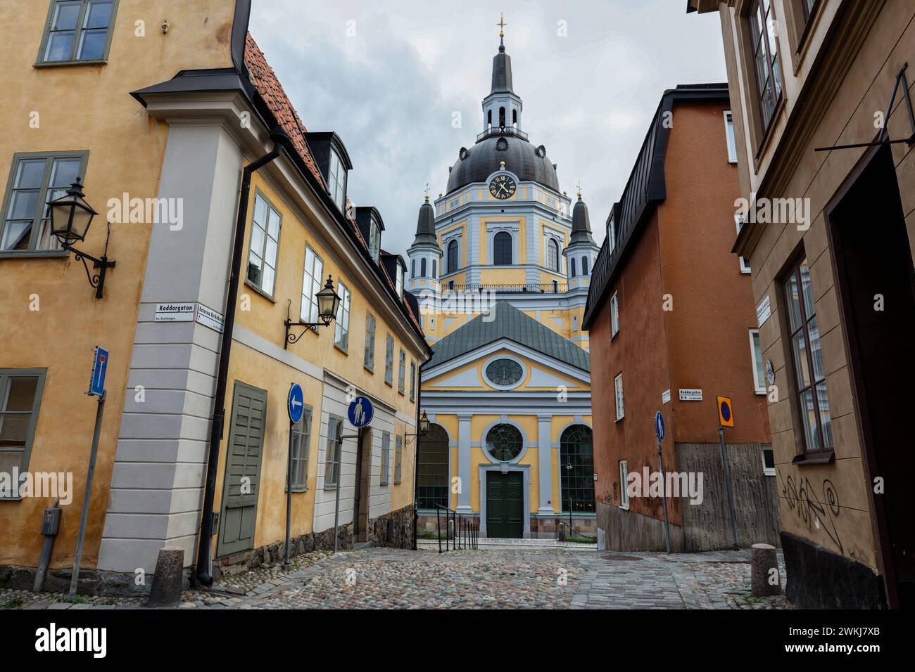 Katarina Kyrka, Katharinenkirche eine barocke Kirche im Stadtteil Katerina-Sofia, Sodermalm, Stockholm Stockfoto