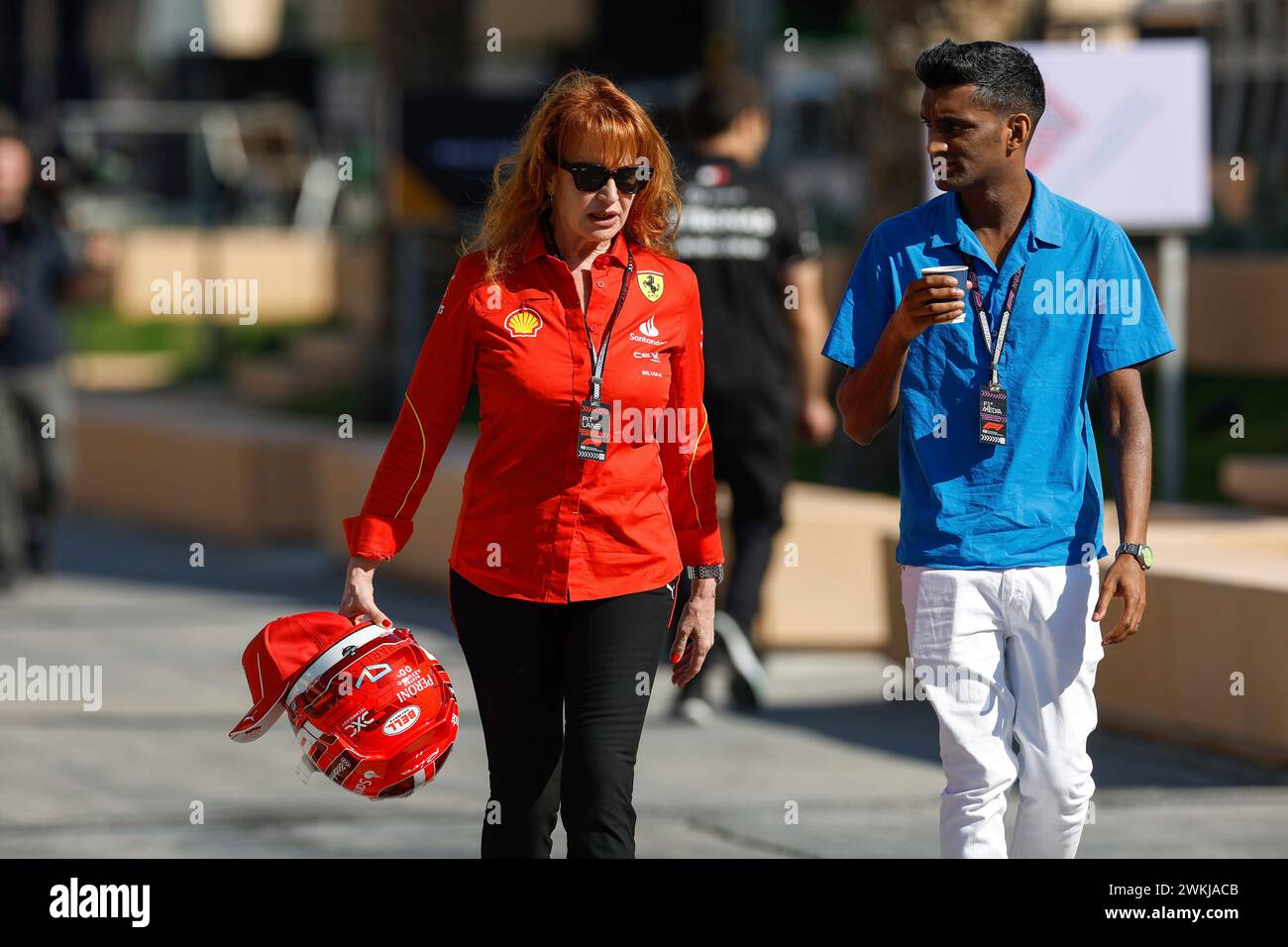 Sakhir, Bahrain. Februar 2023. F1-Vorsaisontests in Bahrain auf dem Bahrain International Circuit am 25. Februar 2023 in Sakhir, Bahrain. (Foto von HOCH ZWEI) Credit: dpa/Alamy Live News Stockfoto