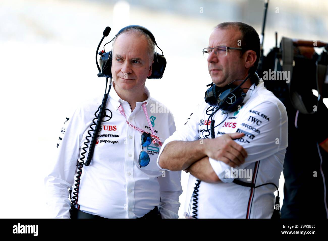 Sakhir, Bahrain. Februar 2023. F1-Vorsaisontests in Bahrain auf dem Bahrain International Circuit am 25. Februar 2023 in Sakhir, Bahrain. (Foto von HOCH ZWEI) Credit: dpa/Alamy Live News Stockfoto