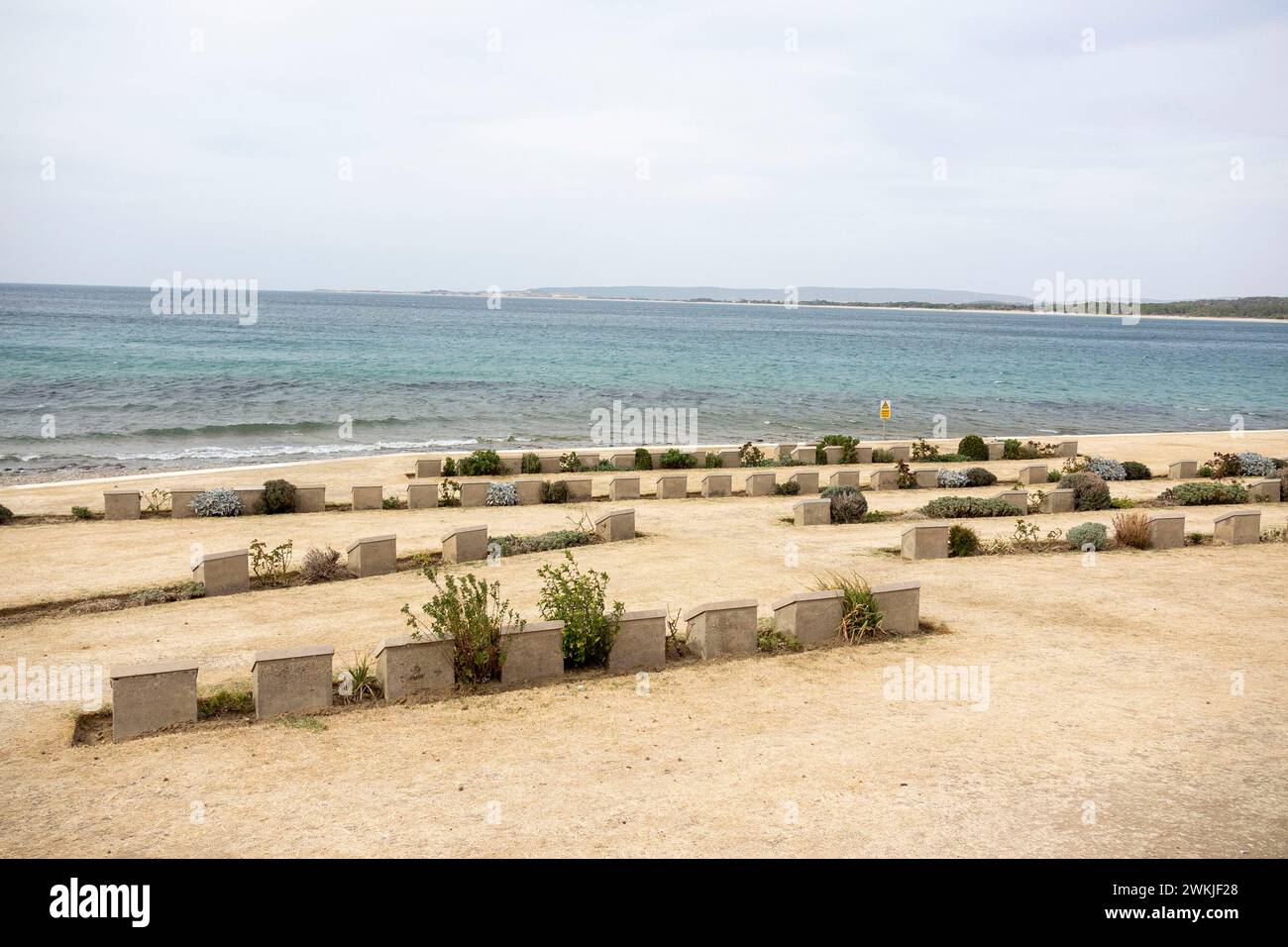 Anzac Gedenkstätte und Landungsstrände in Gallipoli, Türkei Stockfoto