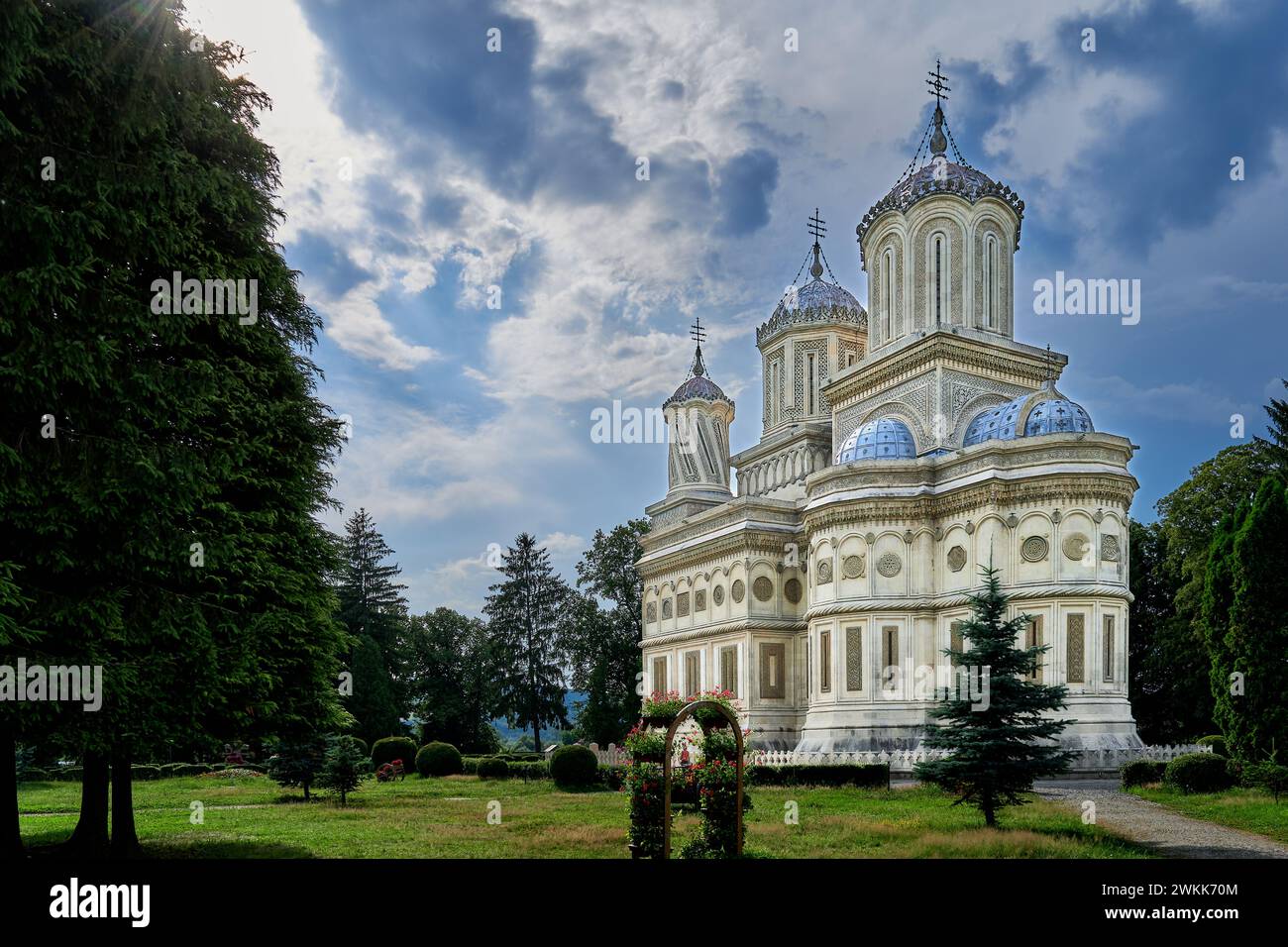 Die Kathedrale von Curtea de Argeș (Anfang des 16. Jahrhunderts) Stockfoto