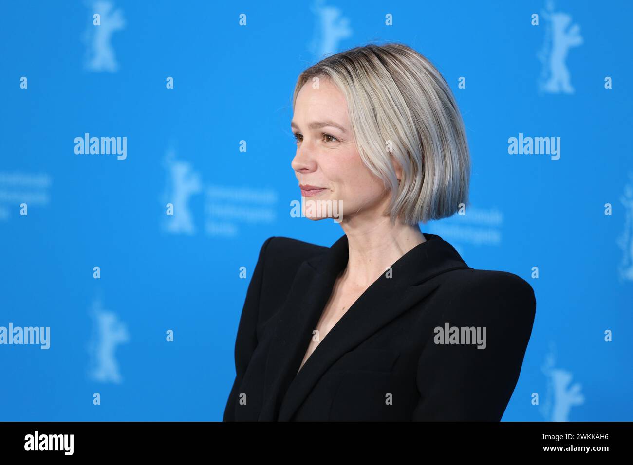 Berlin, 21. Februar 2024, Carey Mulligan beim Fotobesuch zum Film Spaceman beim 74. Internationalen Filmfestival Berlinale. Foto: Doreen Kennedy / Alamy Live News. Stockfoto