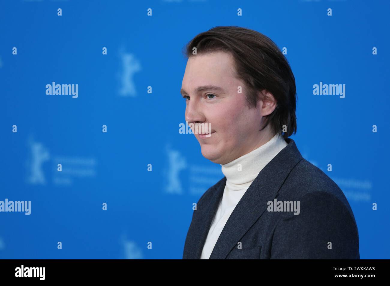 Berlin, 21. Februar 2024, Paul Dano beim Fotobesuch für den Film Spaceman beim 74. Internationalen Filmfestival Berlinale. Foto: Doreen Kennedy / Alamy Live News. Stockfoto