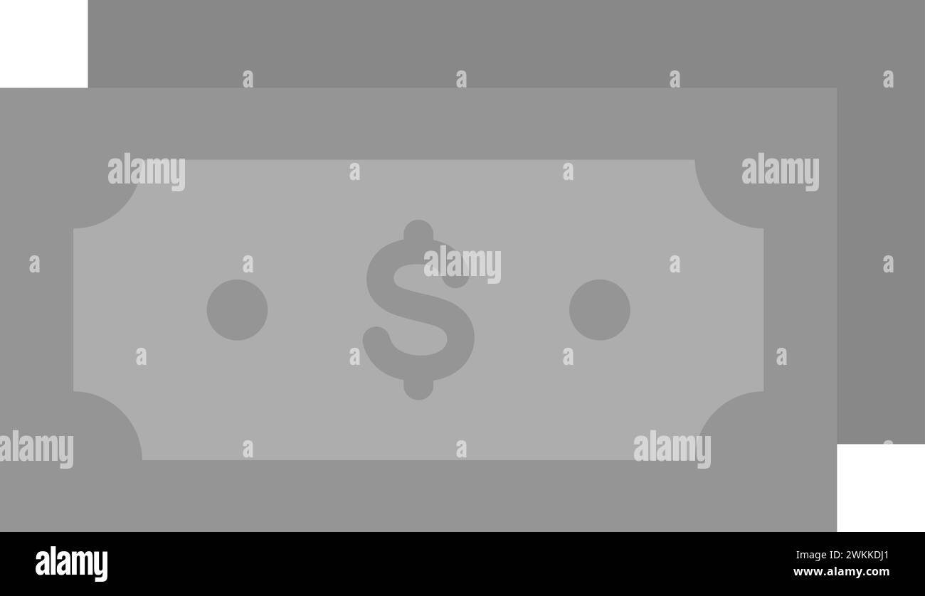 Vektorbild des Symbols „Bargeld“. Stock Vektor