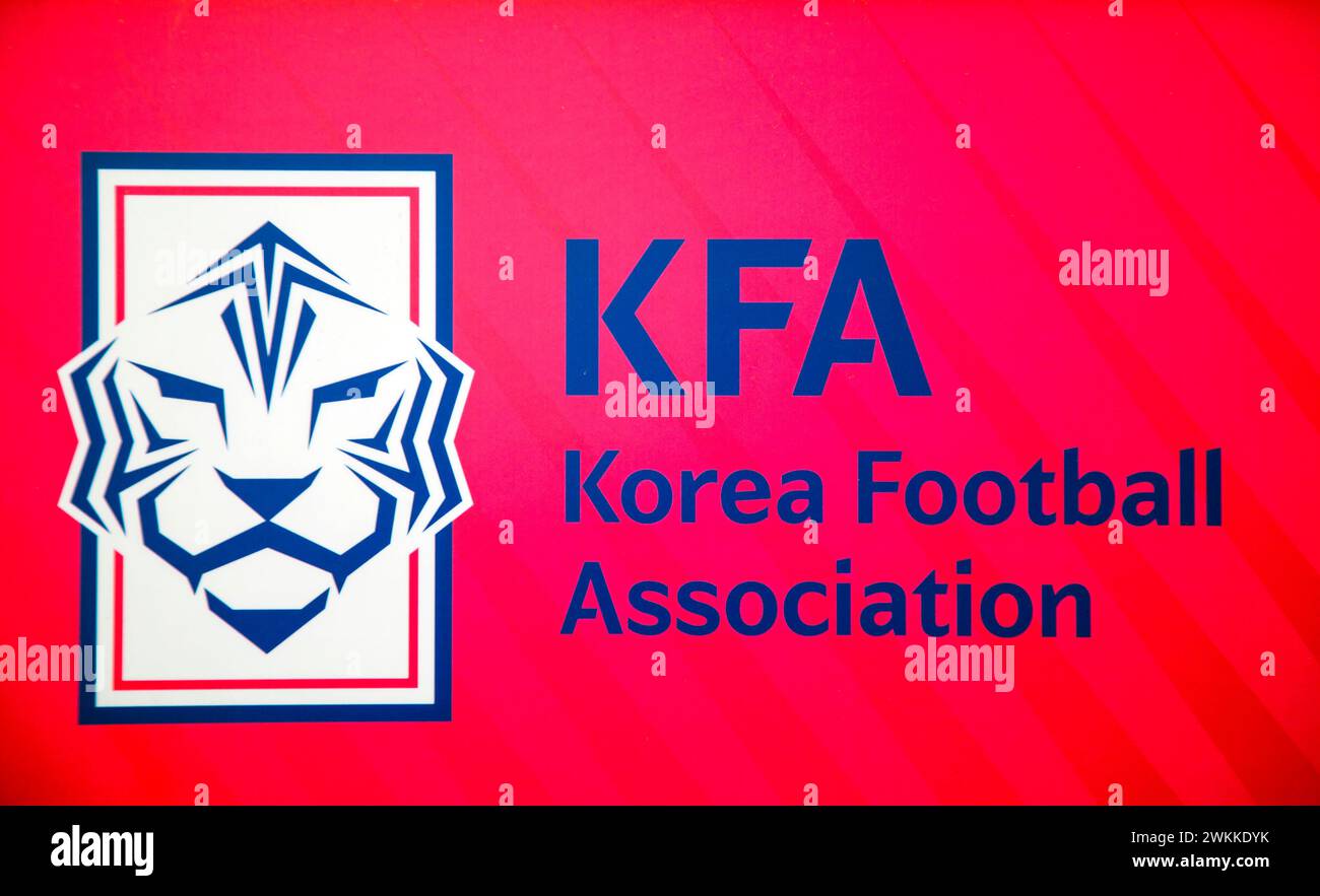 Der Korea Football Association, 17. Februar 2024: Sitz des Korea Football Association (KFA) in Seoul, Südkorea. (Foto: Lee Jae-won/AFLO) Stockfoto