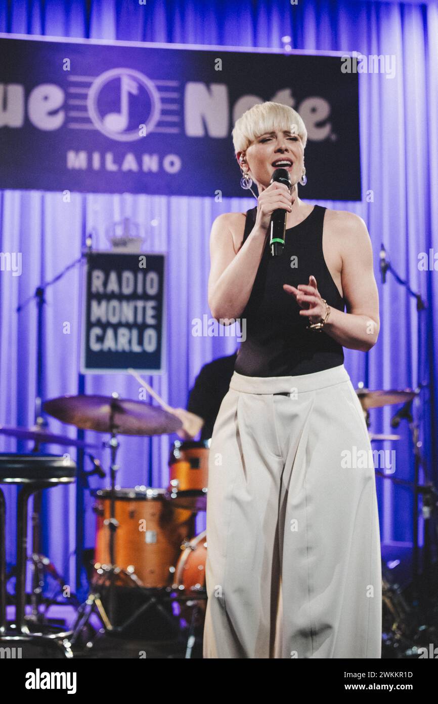 MICA Millar Concerto al Blue Note Milano del 30 gennaio 2024 Stockfoto