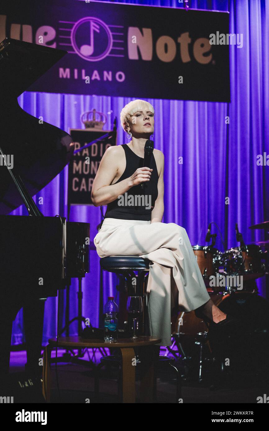 MICA Millar Concerto al Blue Note Milano del 30 gennaio 2024 Stockfoto