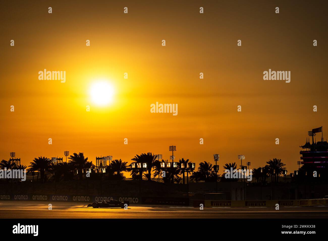 Sakhir, Bahrain. Februar 2024. Logan Sargeant (USA) Williams Racing FW46. 21.02.2024. Formel-1-Test, Sakhir, Bahrain, Tag 1. Das Foto sollte lauten: XPB/Alamy Live News. Stockfoto