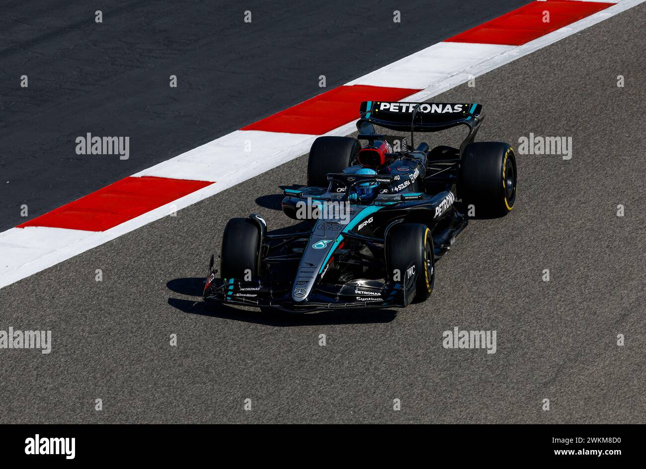 Während der Formel 1 Aramco-Vorsaisontests 2024 der FIA Formel-1-Weltmeisterschaft 2024 vom 21. Bis 23. Februar 2024 auf dem Bahrain International Circuit in Sakhir, Bahrain - Foto DPPI Stockfoto