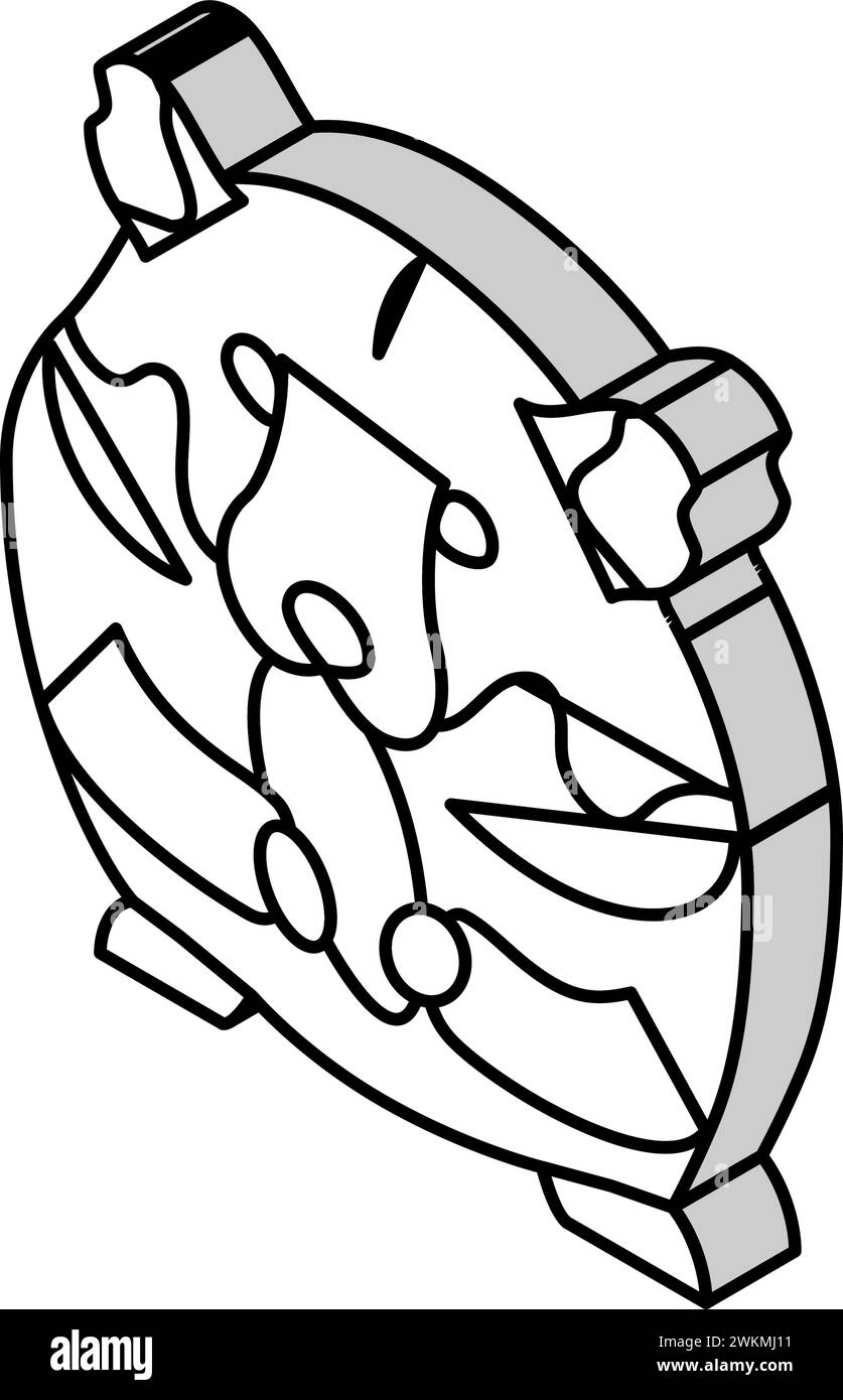 Hamster, der Haustier isometrische Icon Vektor-Illustration isometrisch isometrische Stock Vektor