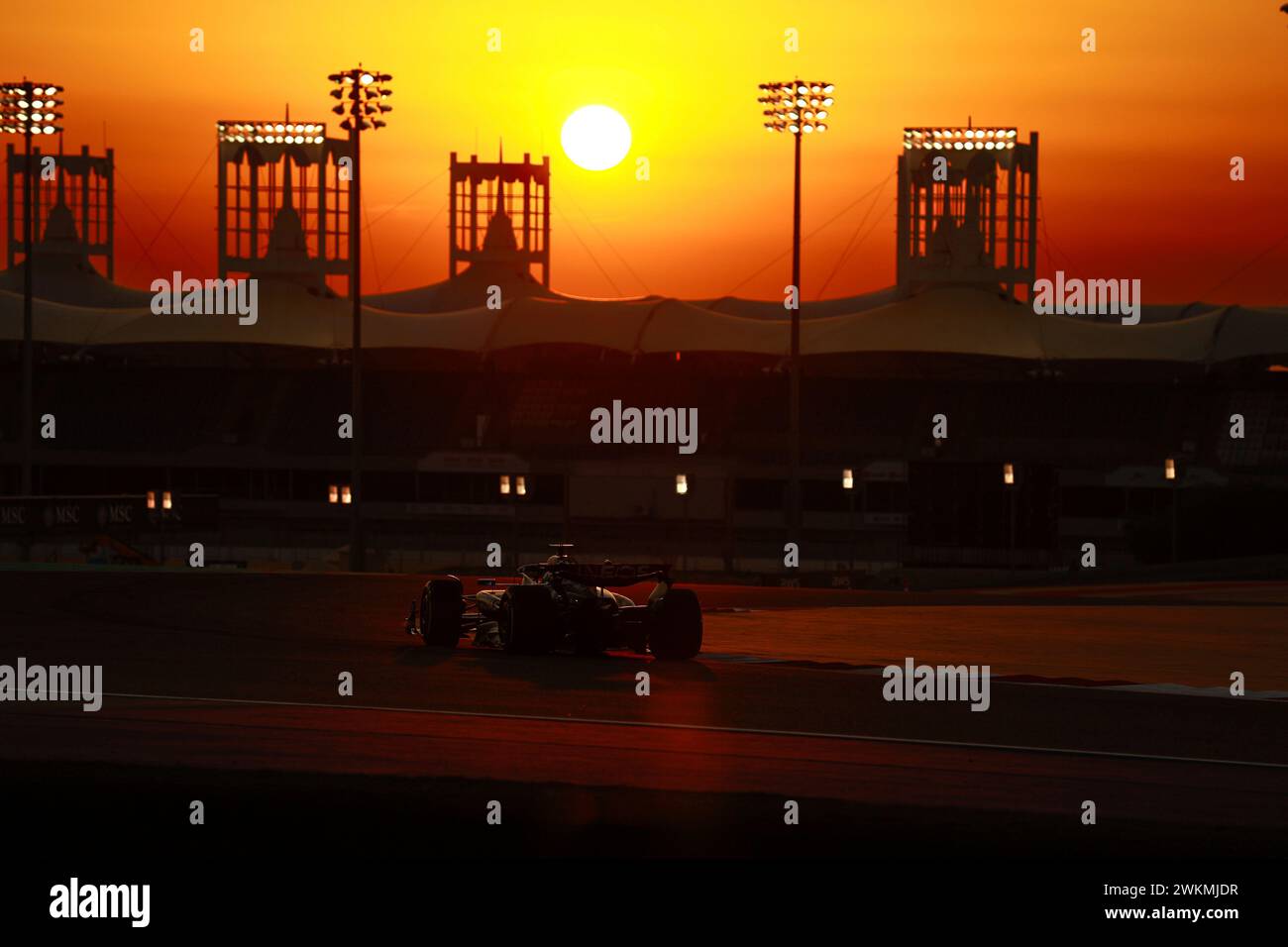 Sakhir, Bahrain. Februar 2024. F1-Vorsaisontests in Bahrain auf dem Bahrain International Circuit am 21. Februar 2024 in Sakhir, Bahrain. (Foto von HOCH ZWEI) Credit: dpa/Alamy Live News Stockfoto