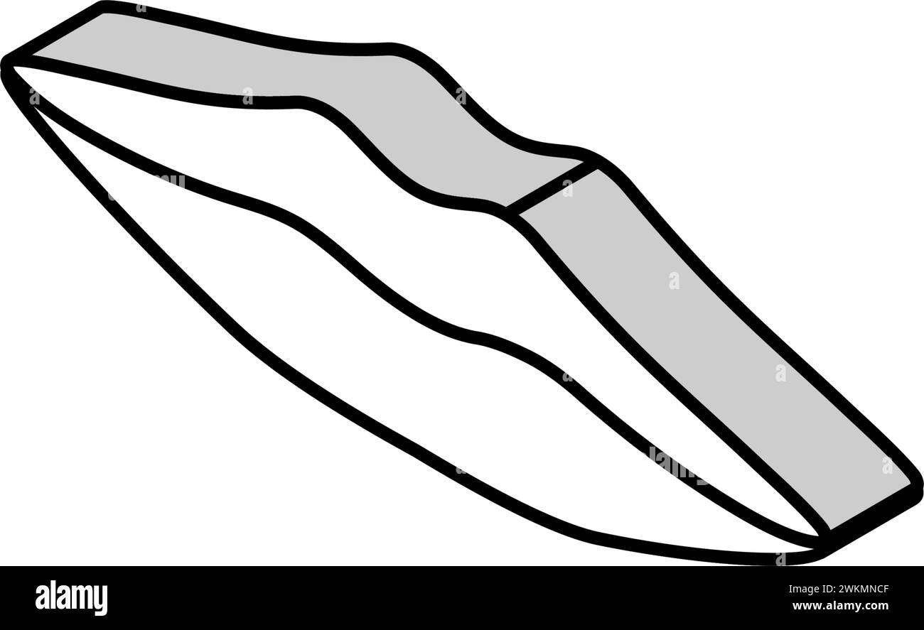 b m p Letter Mouth animieren isometrische Iconvektorillustration Stock Vektor