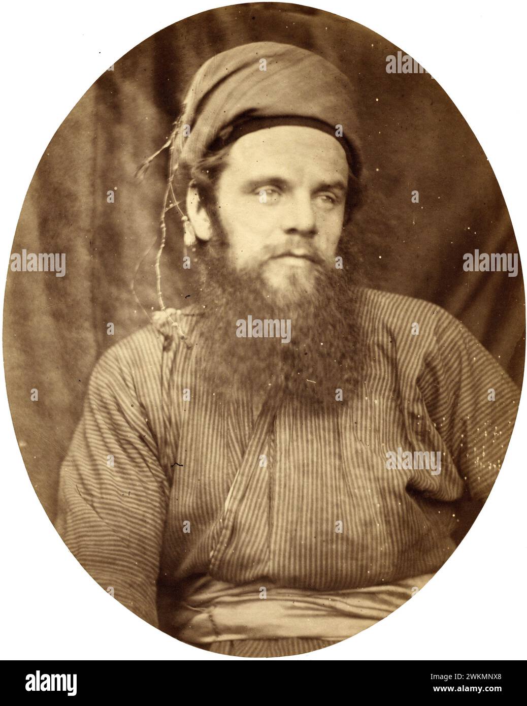 William Holman Hunt von Julia Margaret Cameron. 1864. Albumendruck. Stockfoto