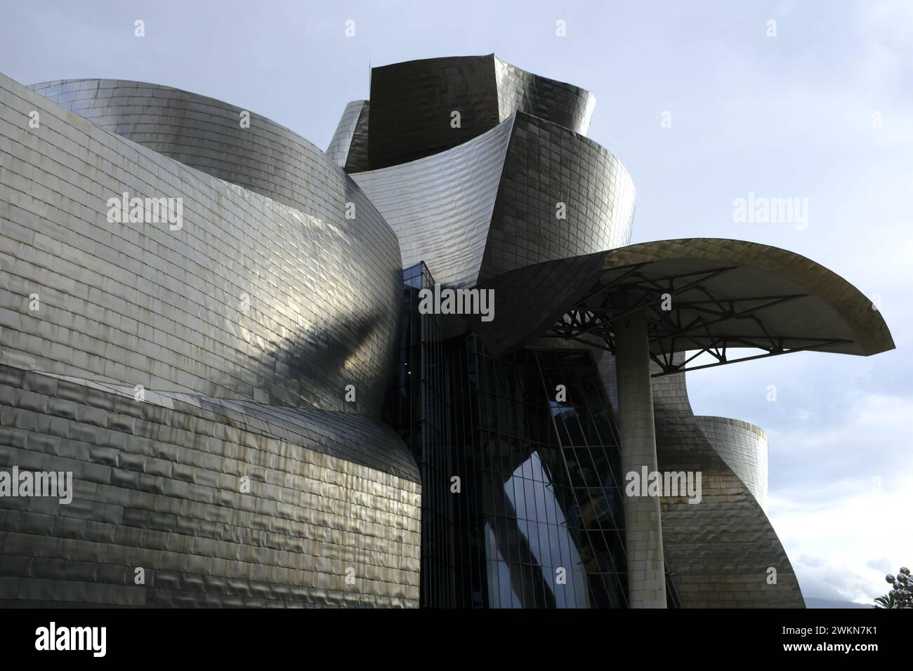 Guggenheim Museum in Bilbao Stockfoto
