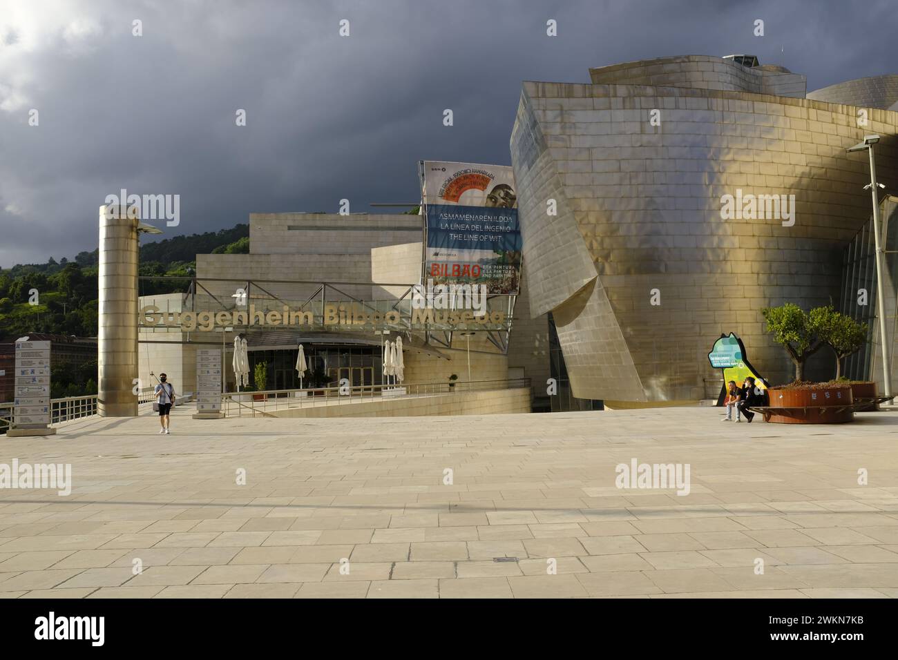 Guggenheim Museum in Bilbao Stockfoto