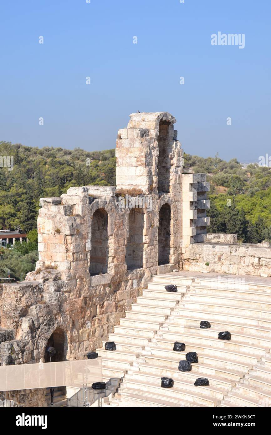 Athen, Griechenland; entdecken Sie die alte Zivilisation durch das Objektiv meiner Kamera. Kleine Details in der herrlichen griechischen Kultur Stockfoto