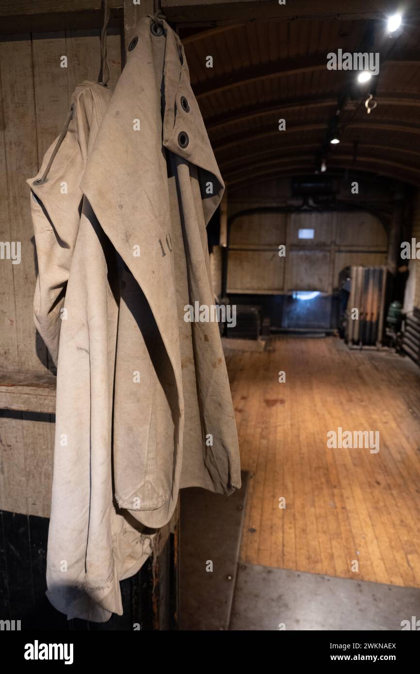 US Mail Railroad Car im B&O Railroad Museum Stockfoto