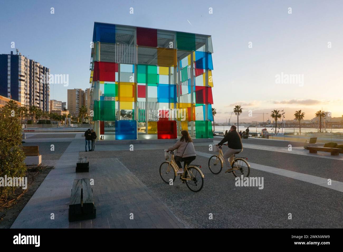 Centre Pompidou von Malaga, 13.02.2019 Stockfoto