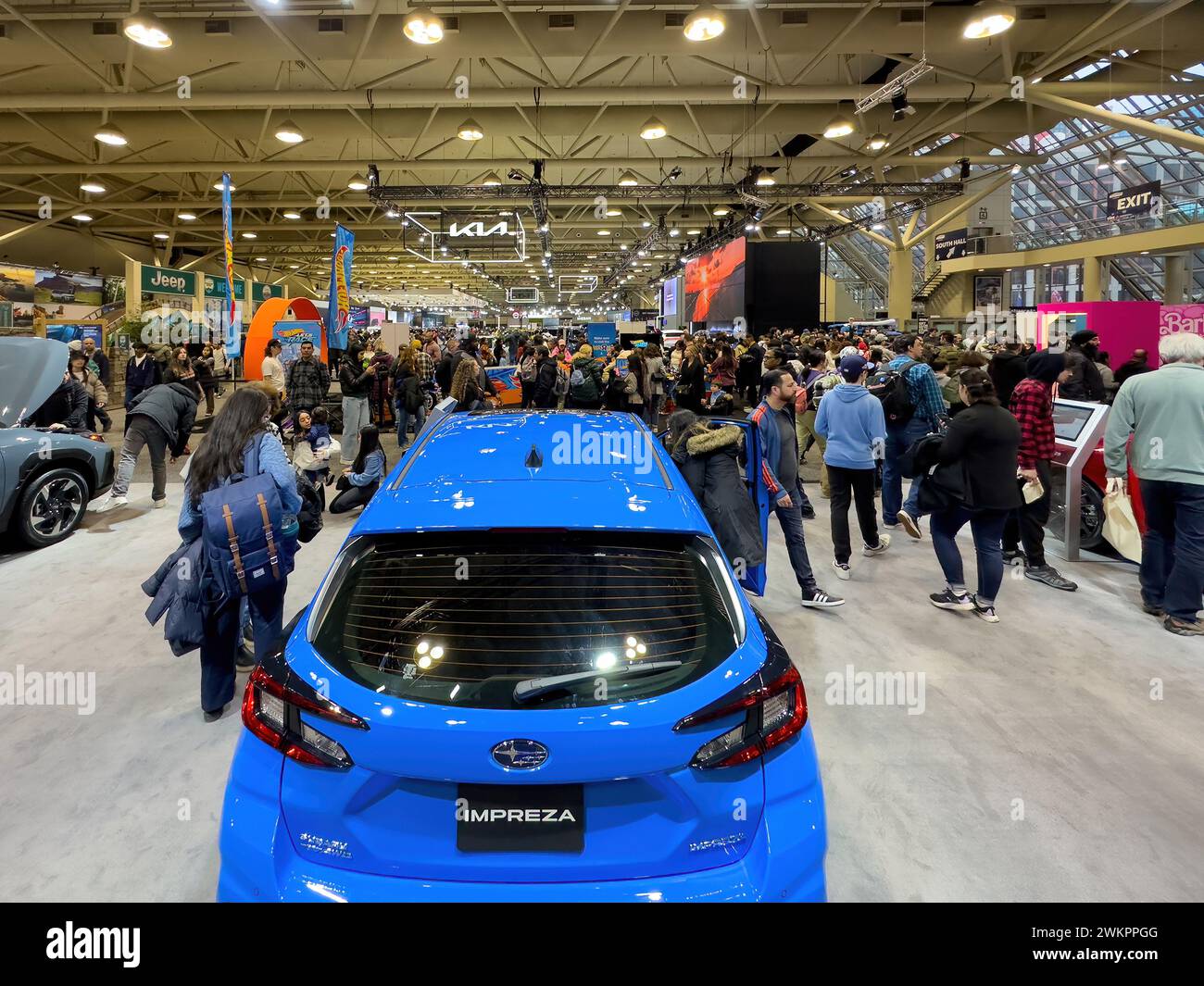 Canadian International AUTOSHOW im Toronto Metro Convention Centre in Toronto, Kanada - 17. Februar 2024 Stockfoto
