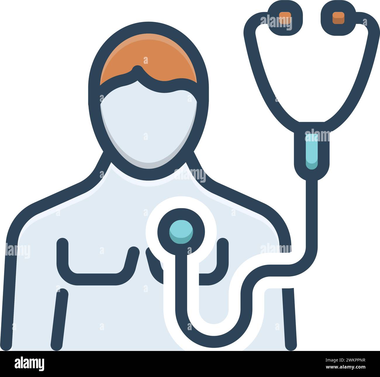 Symbol für Körperprüfung, Prüfung Stock Vektor