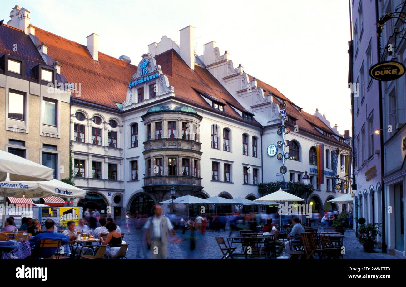 Hofbräuhaus, München, Bayern, Deutschland Stockfoto