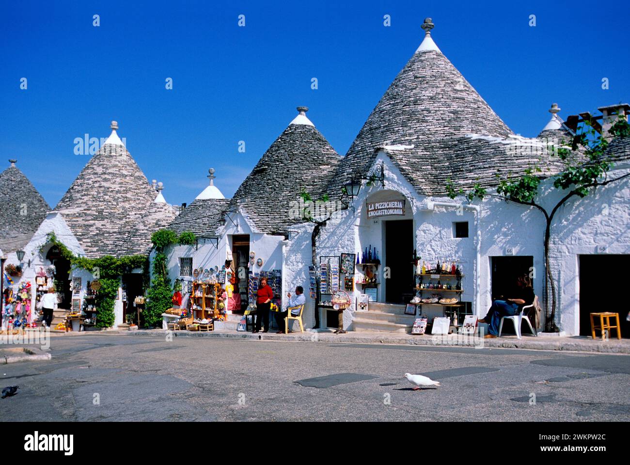 Alberobello, Apulien, Italien Stockfoto