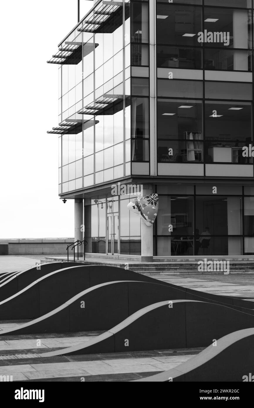 Firmengebäude von Humber Quays im Marina Area in Hull, Yorkshire, Großbritannien Stockfoto