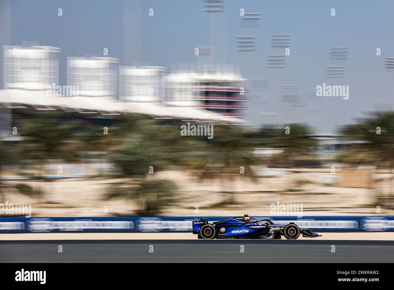 Sakhir, Bahrain, 22.02.2024, der FIA Formel-1-Weltmeisterschaft 2024 vom 21. Bis 23. Februar 2024 auf der Bahrain. , . International Circuit, in Sakhir, Bahrain – Foto Antonin Vincent/DPPI Credit: DPPI Media/Alamy Live News Stockfoto