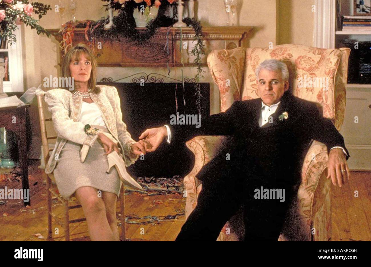 VATER DER BRAUT 1991 Buena Vista Pictures Distribution Film mit Diane Keaton als Nina Banks und Steve Martin als ihrem Ehemann George Stockfoto