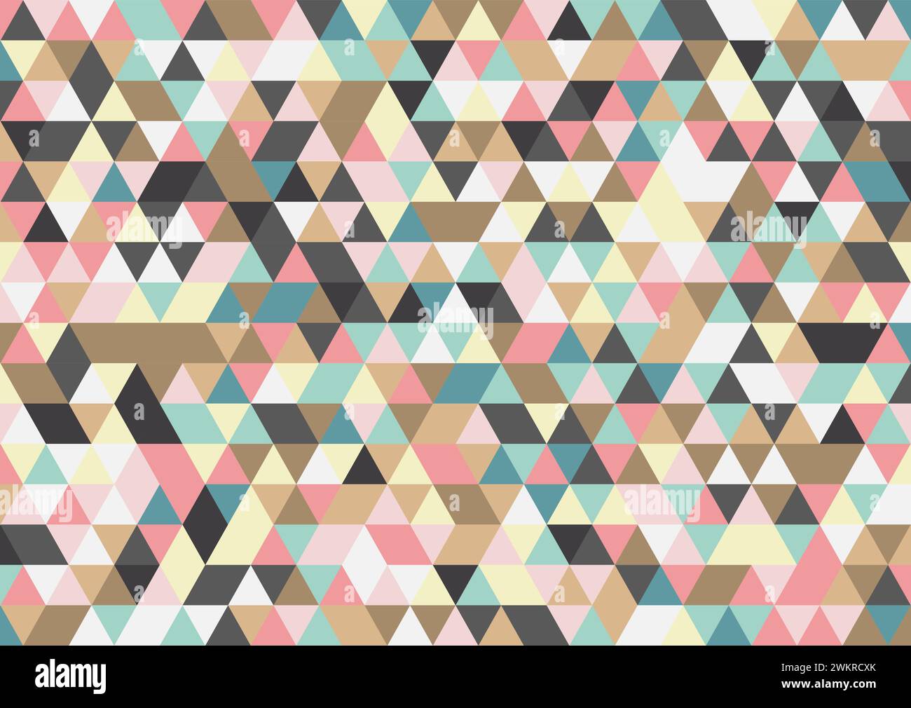 Abstrakter Hintergrund mit niedrigem Poly-Design im Scandi-Stil Stock Vektor