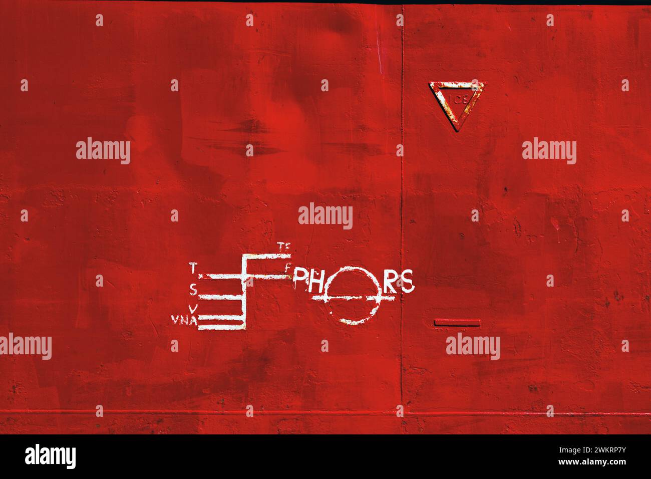 Plimsoll-Liniensymbol Stockfoto