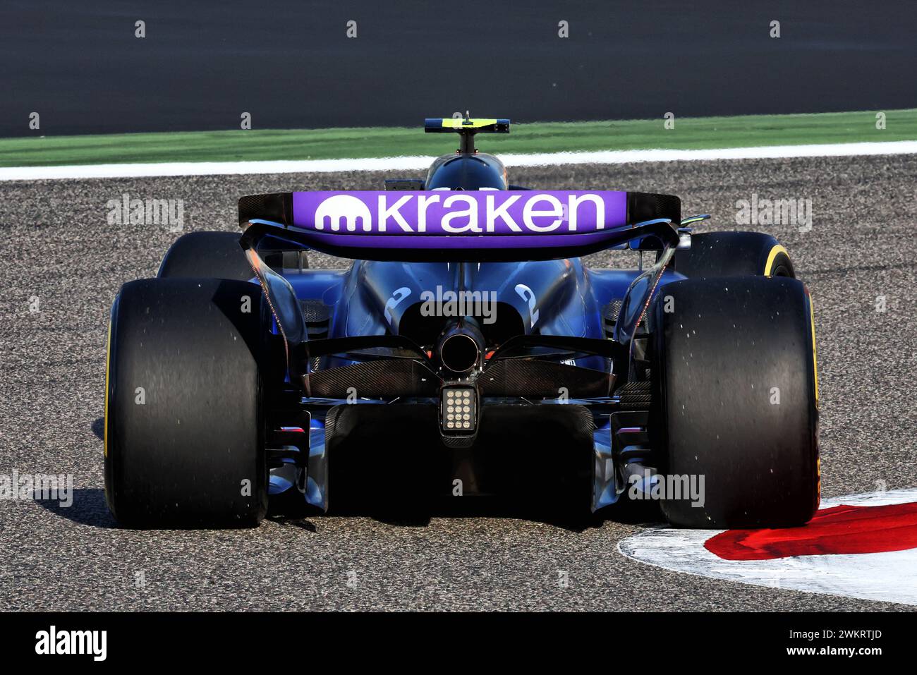 Sakhir, Bahrain. Februar 2024. Logan Sargeant (USA) Williams Racing FW46. 22.02.2024. Formel-1-Test, Sakhir, Bahrain, Tag Zwei. Das Foto sollte lauten: XPB/Alamy Live News. Stockfoto